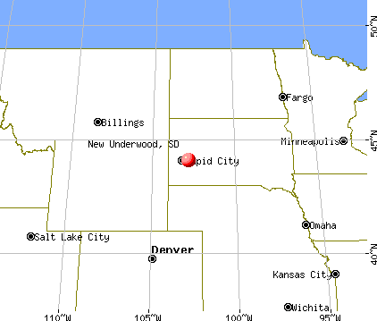 New Underwood, South Dakota map