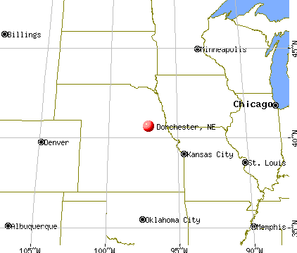 Dorchester, Nebraska map
