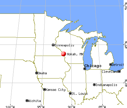 Hokah, Minnesota map