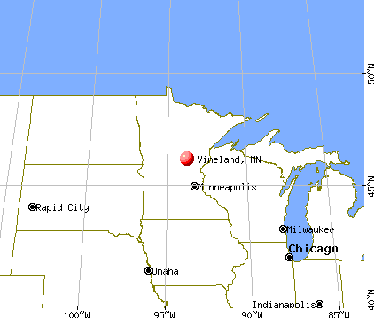 Vineland, Minnesota map