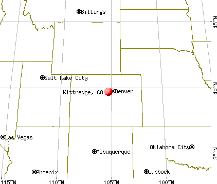 Kittredge, Colorado map