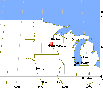 Marine on St. Croix, Minnesota map