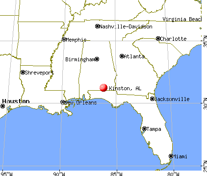 Kinston, Alabama map
