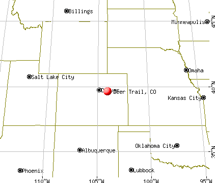 Deer Trail, Colorado map