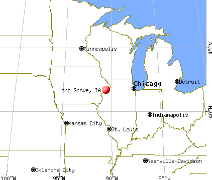 Long Grove, Iowa map