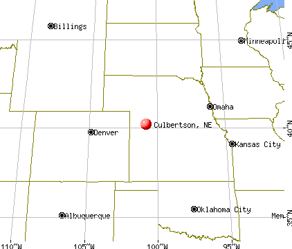 Culbertson, Nebraska map