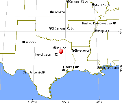 Murchison, Texas map