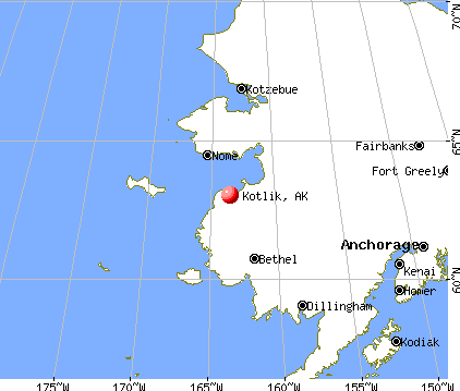 Kotlik, Alaska map