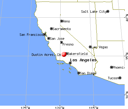 Dustin Acres, California map