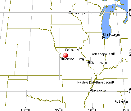 Polo, Missouri map