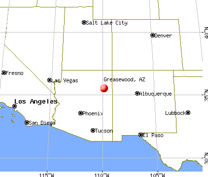 Greasewood, Arizona map