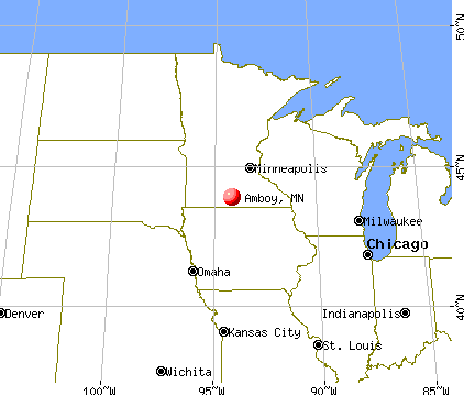 Amboy, Minnesota map