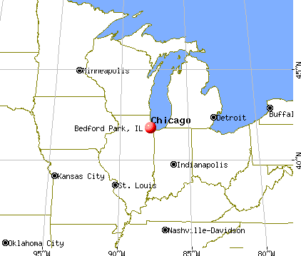Bedford Park, Illinois map