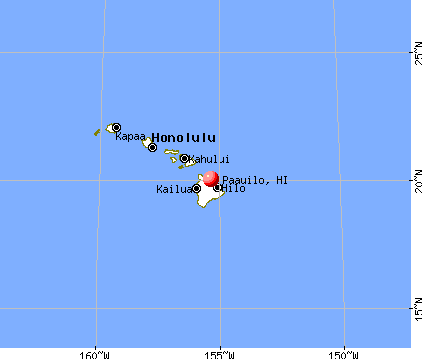 Paauilo, Hawaii map