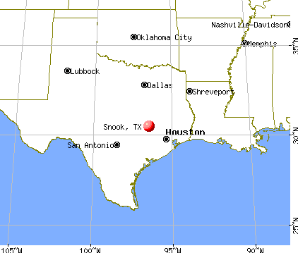Snook, Texas map