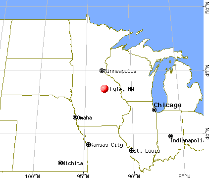 Lyle, Minnesota map