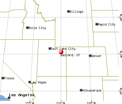Ballard, Utah map