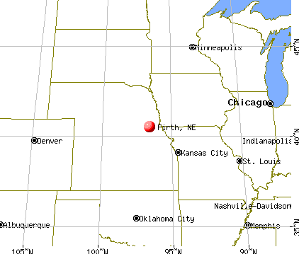 Firth, Nebraska map