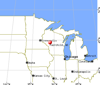 Fairchild, Wisconsin map