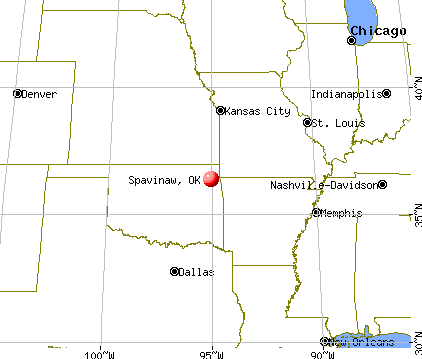 Spavinaw, Oklahoma map