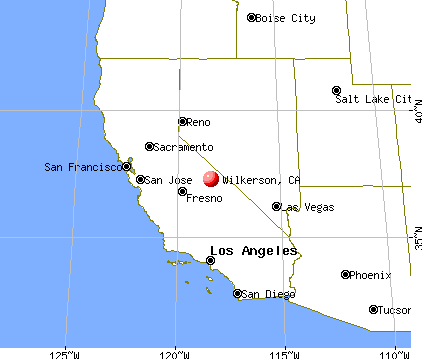 Wilkerson, California map