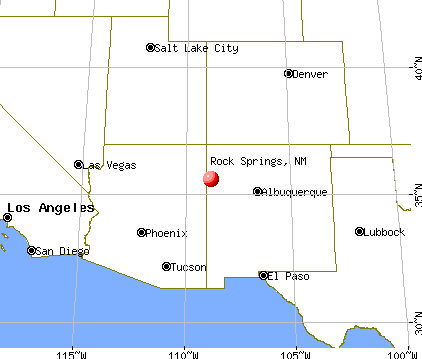 Rock Springs, New Mexico map