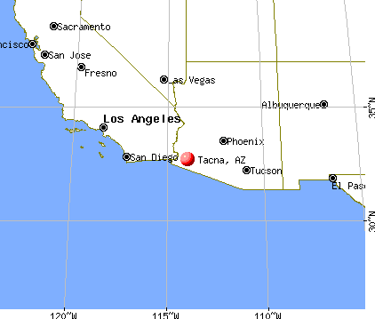 Tacna, Arizona map