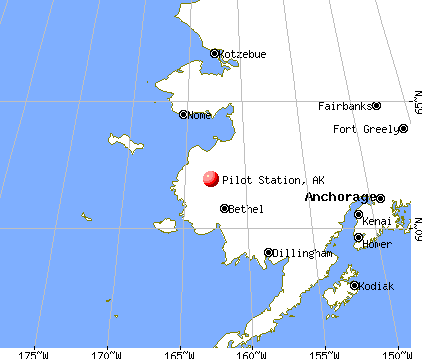 Pilot Station, Alaska map