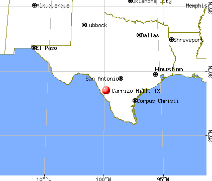 Carrizo Hill, Texas map