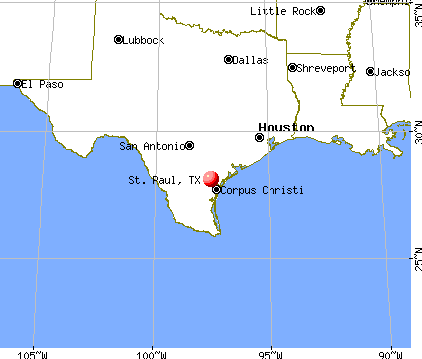St. Paul, Texas map