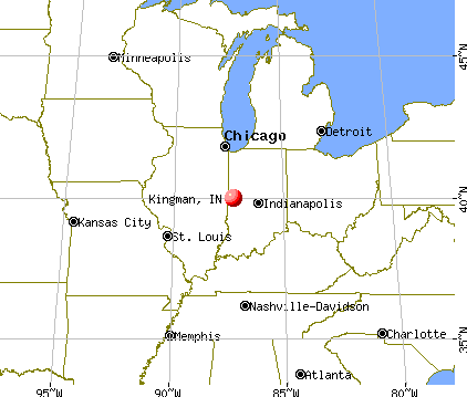 Kingman, Indiana (IN 47952) profile: population, maps, real estate