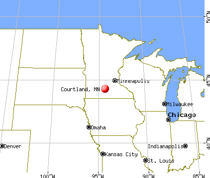 Courtland, Minnesota map