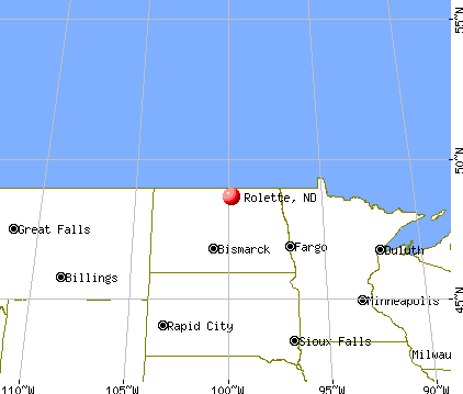 Rolette, North Dakota map