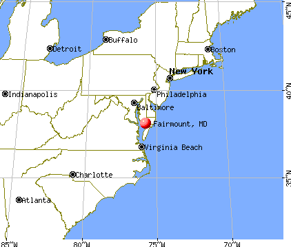 Fairmount, Maryland map