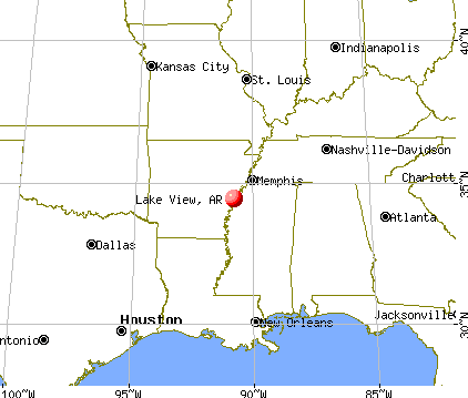 Lake View, Arkansas map