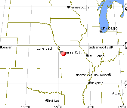 Lone Jack, Missouri map