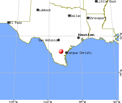 Owl Ranch-Amargosa, Texas map