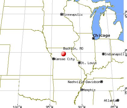 Bucklin, Missouri map