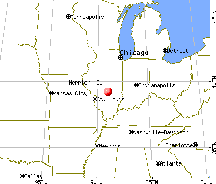 Herrick, Illinois map