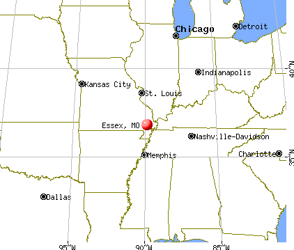 Essex, Missouri map