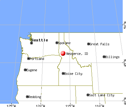 Nezperce, Idaho map