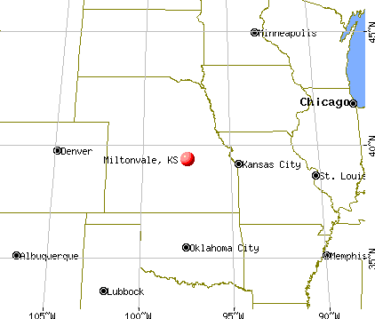 Miltonvale, Kansas map