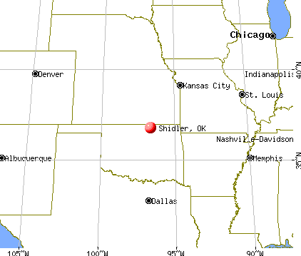 Shidler, Oklahoma map