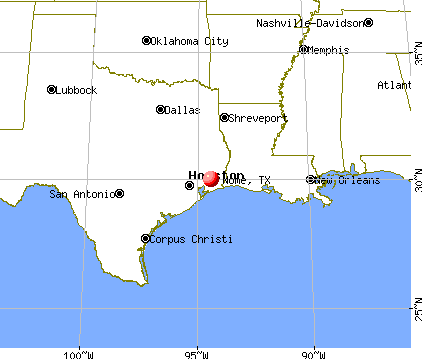 Nome, Texas map
