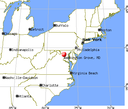 Washington Grove, Maryland map