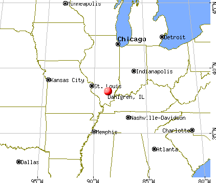 Dahlgren, Illinois map
