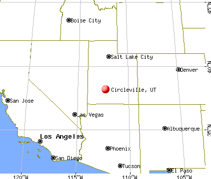 Circleville, Utah map