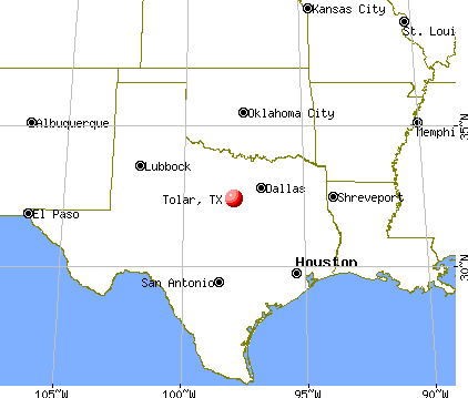 Tolar, Texas map