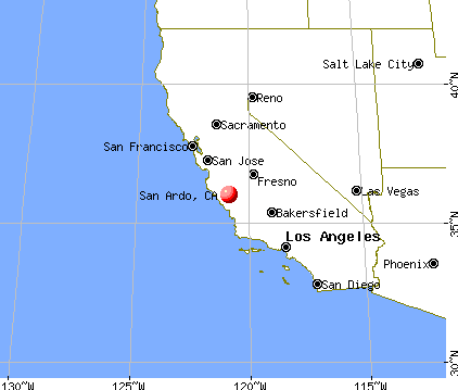 San Ardo, California map