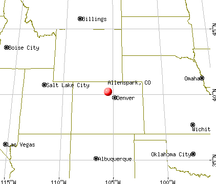 Allenspark, Colorado map